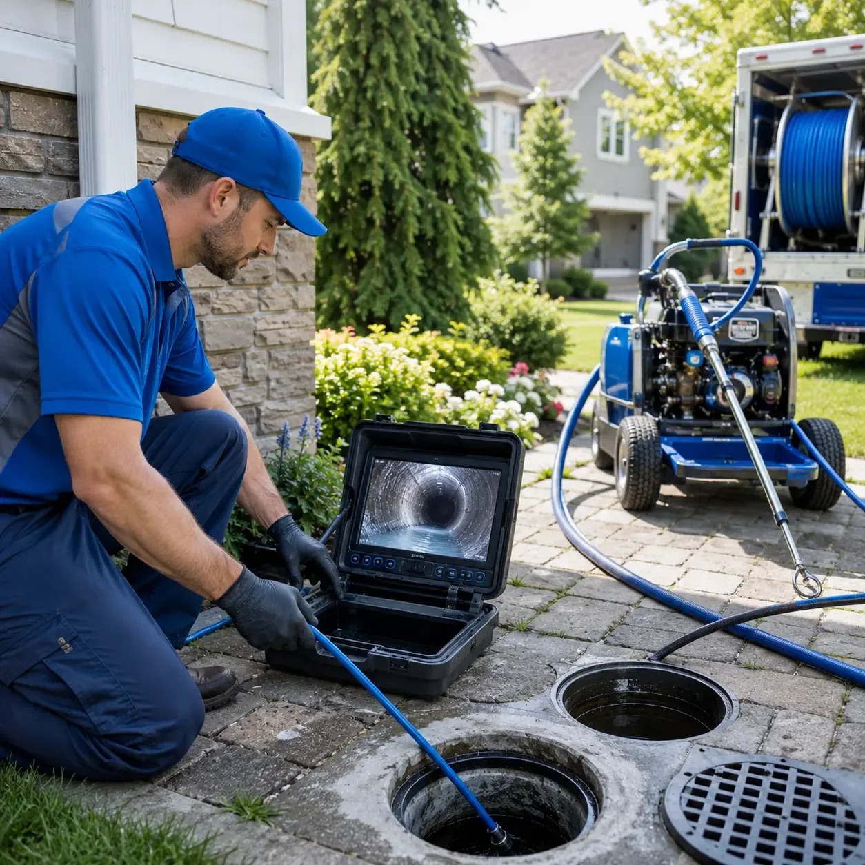 Outdoor drain cleaning professionals serving Kountze, TX